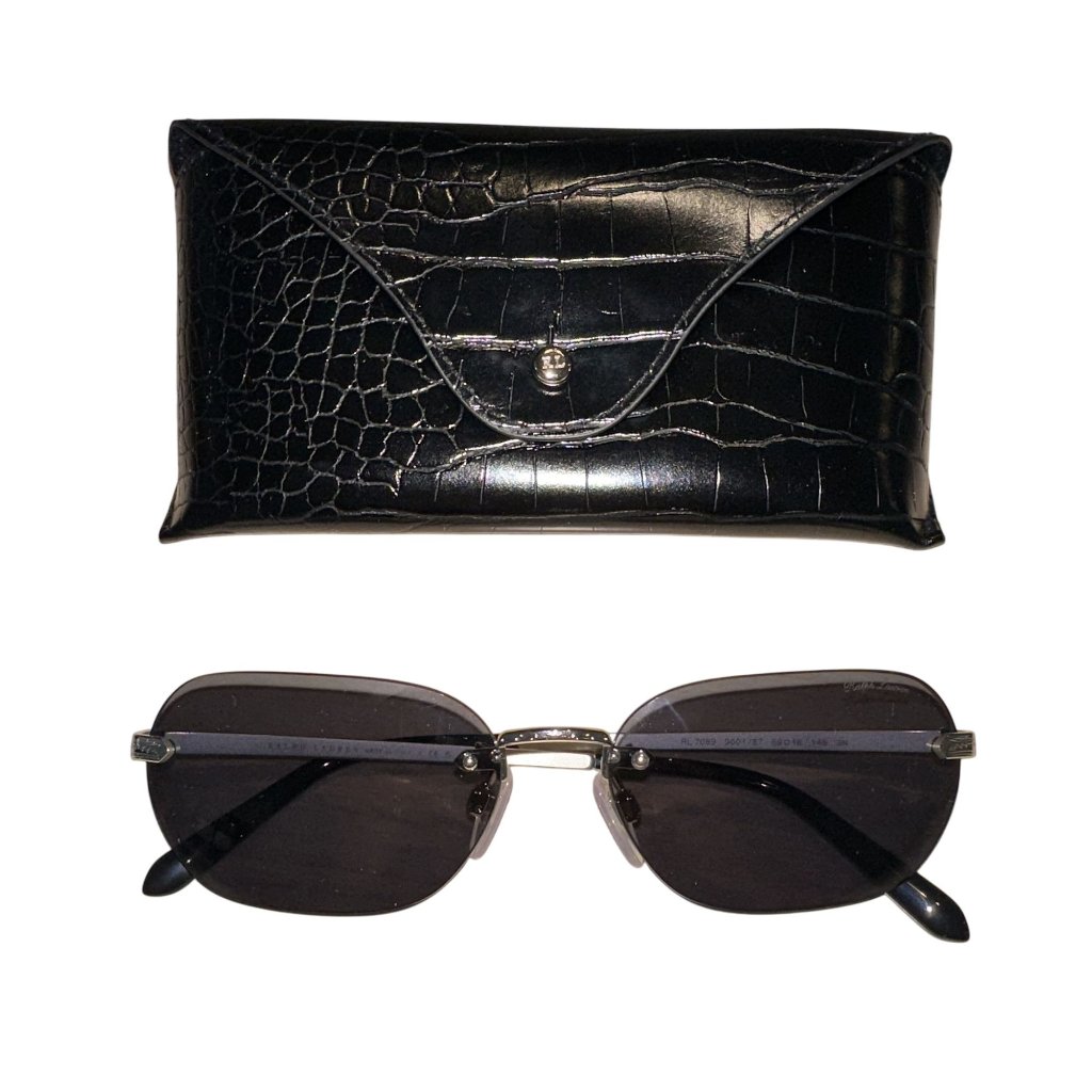 Ralph Lauren Rl7089 Silver Brown Sunglasses Women's 59-16-145